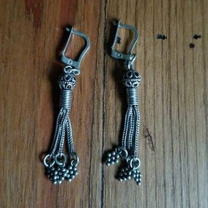 Silver earrings from Armenian
